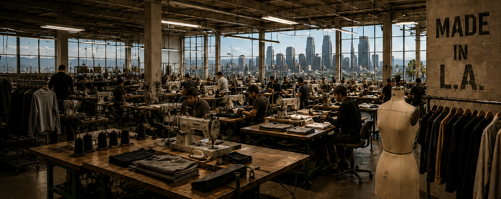 L.A. Rag Maker apparel manufacturing, Los Angeles